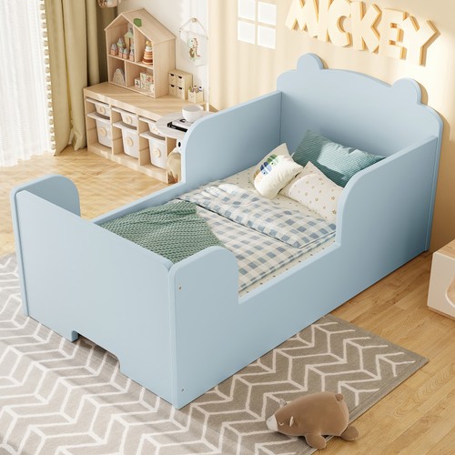 Twin wood toddler floor bed - toddler,